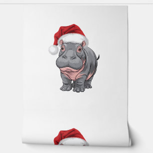 Baby Hippo Moo Deng Christmas Shirt For Kids , Wom Wallpaper