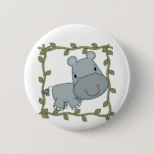 Baby Hippo T-shirts and Gifts 6 Cm Round Badge