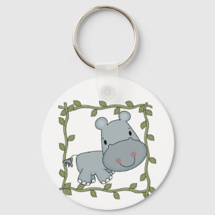 Baby Hippo T-shirts and Gifts Key Ring