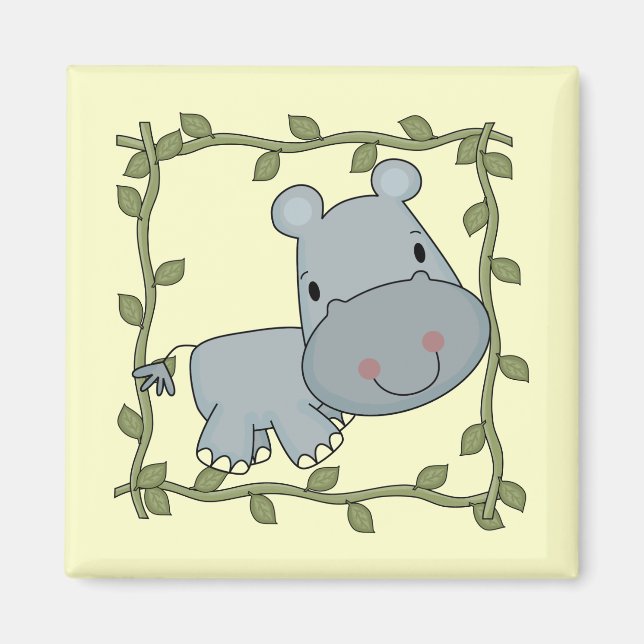 Baby Hippo T-shirts and Gifts Magnet (Front)