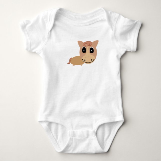 Baby horse bodysuit (Front)