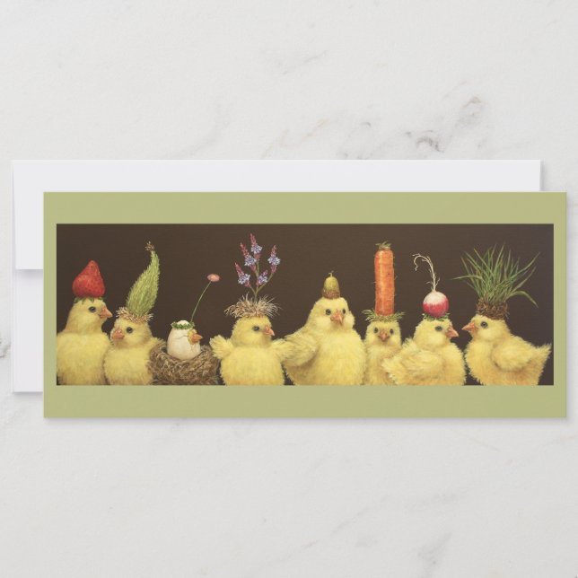 Baby Huey hosts the peep festival flat card (Front)