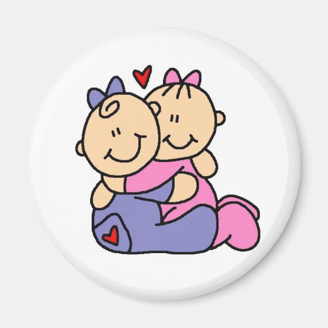 Baby Hugs  Magnet (Front)