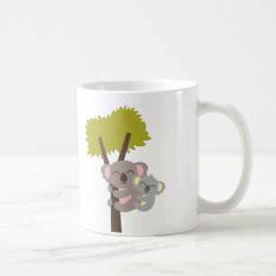 Baby Hugs Mummy Koala Bear Personalised Mug