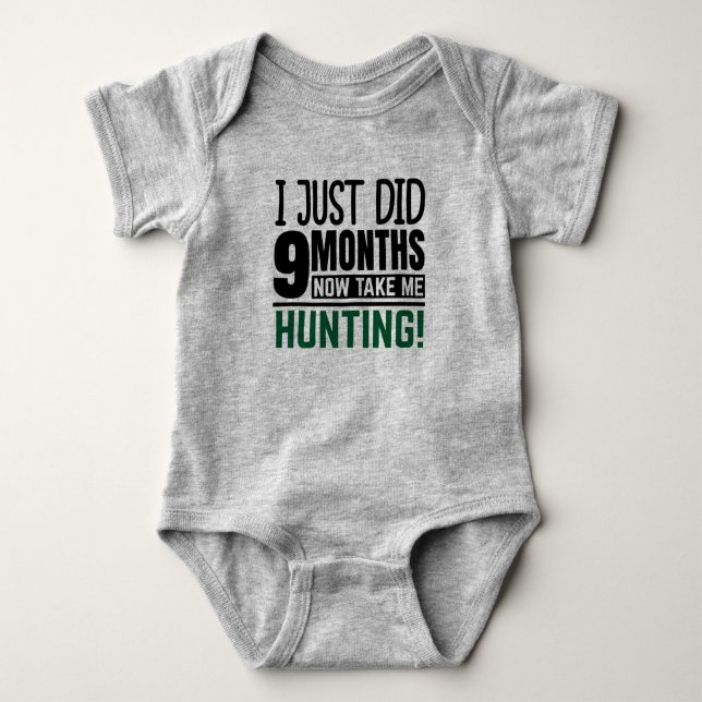 Baby Hunting Jersey Bodysuit (Front)