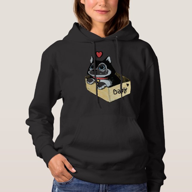 Baby Husky Active Hoodie (Front)