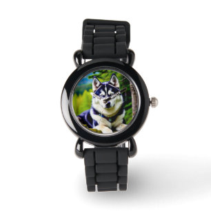 Baby Husky Kid's Custom Design Watch