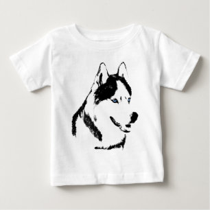 Baby Husky Romper Siberian Husky Romper Customise T-Shirt