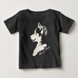 Baby Husky T-Shirt Sled Dog Puppy Shirt Customise
