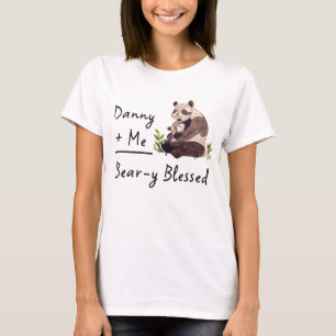 Baby + I = Bear-y Blessed Matching Panda T-Shirt