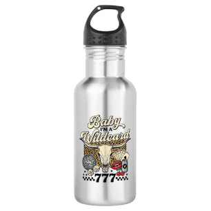 Baby Im a Wildcard Vintage Western Casino Shirt 532 Ml Water Bottle