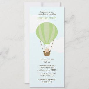 Baby in a Balloon Invitation