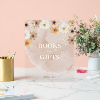 Baby in Bloom Acrylic Gift Sign