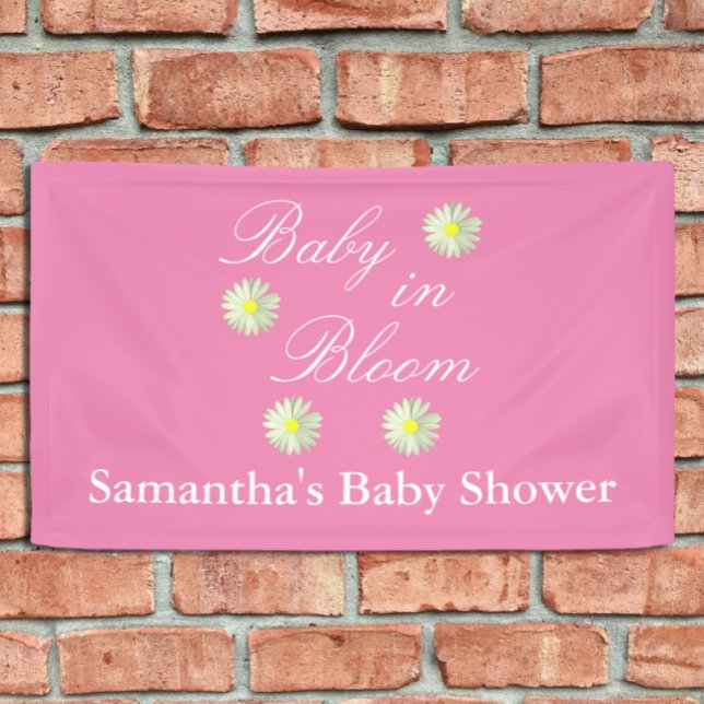 Baby In Bloom Baby Shower Banner (Creator Uploaded)