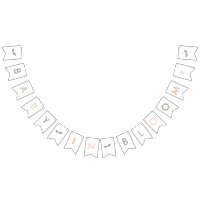 Baby in Bloom Baby Shower Bunting Banner