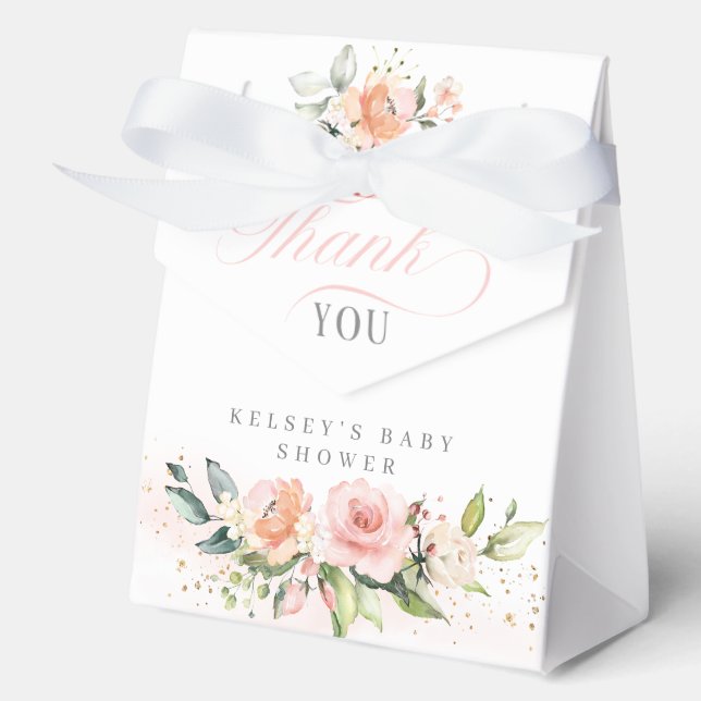 Baby In Bloom Baby Shower Favour Boxes (Front)