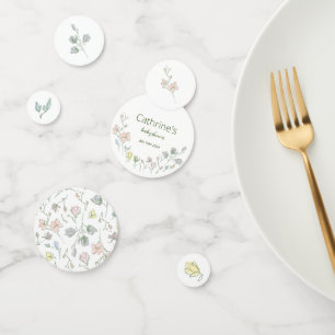 Baby in Bloom Baby Shower Gender Neutral Confetti