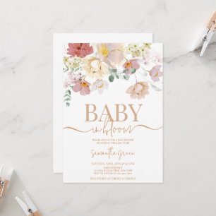 Baby in bloom Baby Shower Invitation