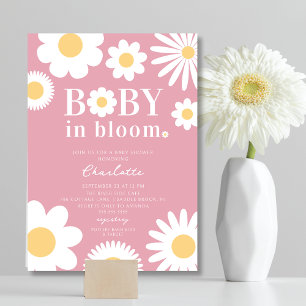 Baby In Bloom Baby Shower Invitation