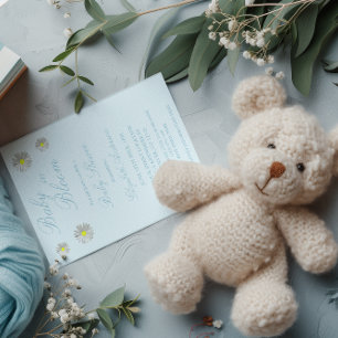 Baby In Bloom Baby Shower Invitation