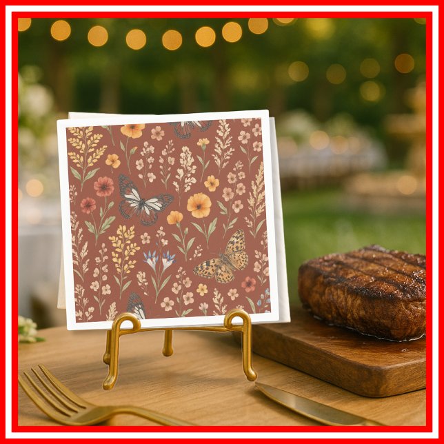 Baby in Bloom Baby Shower Napkin (Creator Uploaded)