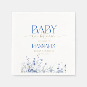 Baby in Bloom Baby Shower napkins