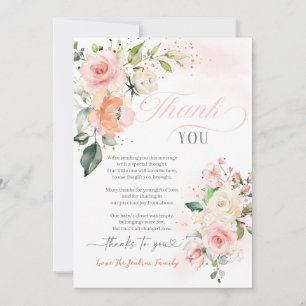 Baby In Bloom Baby Shower Thank You Cards