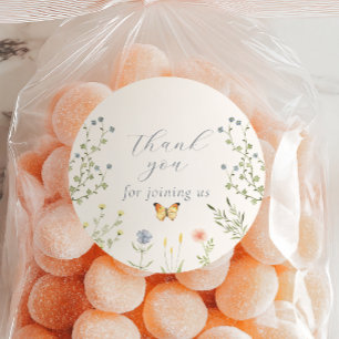 Baby in Bloom Baby Shower Thank You Stickers