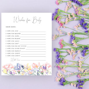 Baby in bloom baby shower Wishes for baby