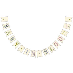 Baby in Bloom Banner - add custom name or erase it