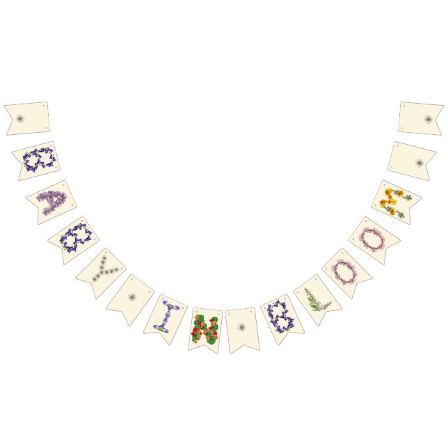 Baby in Bloom Banner - Floral Shower Decor  (All)