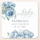 Baby in Bloom Blue Floral Boy Baby Shower