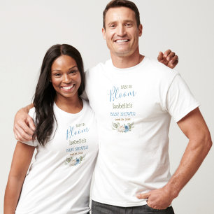 Baby In Bloom Boy Baby Shower Parents T-Shirt