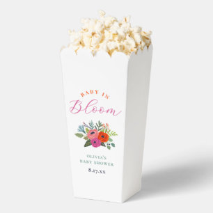 Baby in Bloom Bright Floral Baby Shower Favour Box