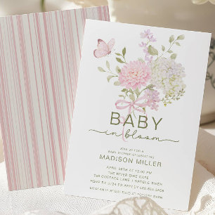 Baby in Bloom Floral Baby Shower Invitation