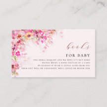 Baby in Bloom Floral Books for Baby Shower