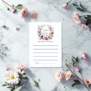 Baby in Bloom Floral Words of Wisdom Mum-to-Be Advice Card