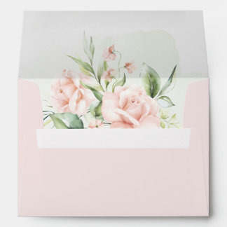 Baby in Bloom Florals Baby Shower Envelope