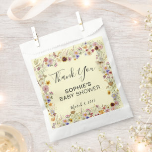 Baby In Bloom Garden Butterflies Baby Shower Favour Bags