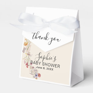 Baby In Bloom Garden Butterflies Baby Shower Favour Box
