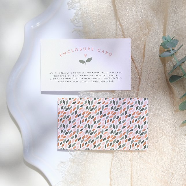 Baby In Bloom Heart Plant Baby Shower Enclosure (Creator Uploaded)