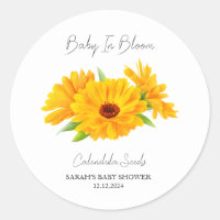 Baby In Bloom l Calendula Seeds Baby Shower