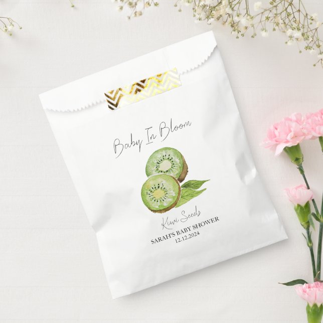 Baby In Bloom l Kiwi Seeds Baby Shower Favour Bags (Sealed)