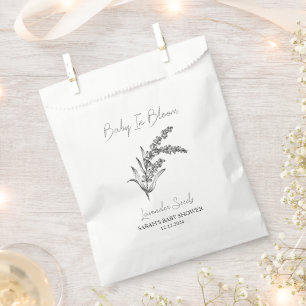 Baby In Bloom l Lavender Seeds Baby Shower Favour Bags