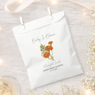 Baby In Bloom l Marigold Seeds Baby Shower Favour Bags