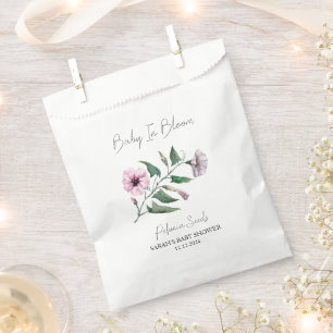 Baby In Bloom l Petunia Seeds Baby Shower Favour Bags