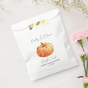 Baby In Bloom l Pumpkin Seeds Baby Shower Favour Bags