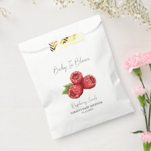 Baby In Bloom l Raspberry Seeds Baby Shower Favour Bags
