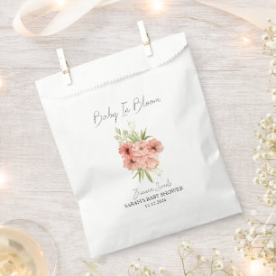 Baby In Bloom l Zinnia Seeds Baby Shower Favour Bags