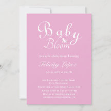 Baby in Bloom Modern Pink
